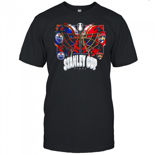 Florida Panthers vs. Edmonton Oilers 2025 Stanley Cup Final Dueling shirt