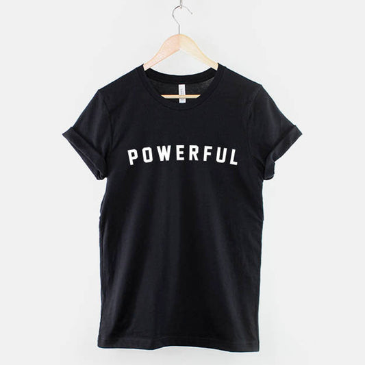 Powerful Slogan T-Shirt: Motivational Ring Spun Cotton Tee