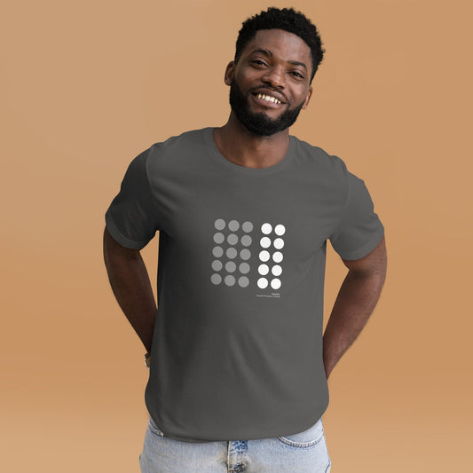 Unisex t-shirt #ProximityGestalt, Minimalist Tshirt, Geometric Shirt, Graphic Shirt, Urban Streetwear T-shirt