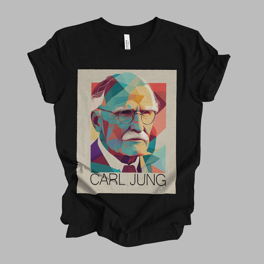 Carl Jung Watercolor Minimalist T-Shirt 2 | Psychology Gift Unisex Tshirt Shirt | Mindspring Retreat