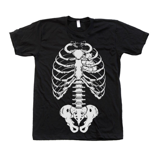 Skeleton T-Shirt: Funny Gothic Halloween Party Tee