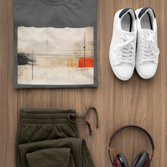 Abstract Painting T-Shirt - Short Sleeve - Original Modern Art Print - Minimalist Tee