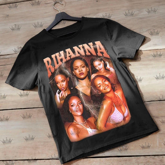 Limited Rihanna Vintage T-Shirt, Gift For Woman Man Unisex T-Shirt