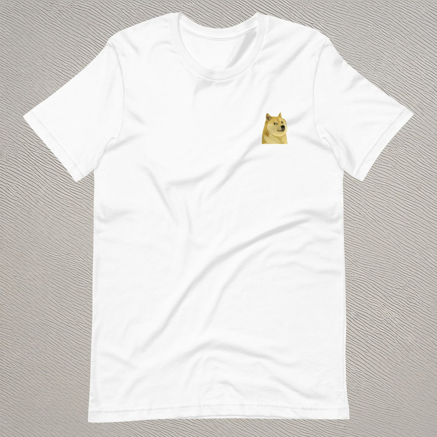 Dogecoin Minimalist T-Shirt (DOGE), Short Sleeve Unisex