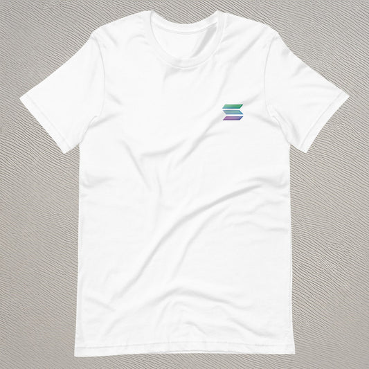 Solana Minimalist T-Shirt (SOL), Short Sleeve Unisex