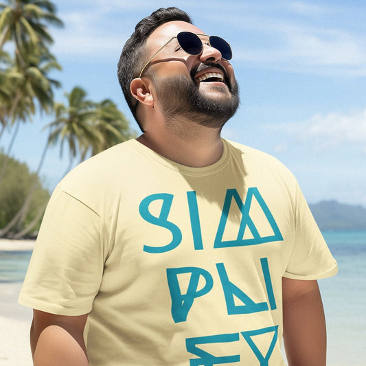 Simplify T Shirt, Simple Life Philosophy Funny Minimalist Embrace Simple Life Shirt, Yoga Wife Gift