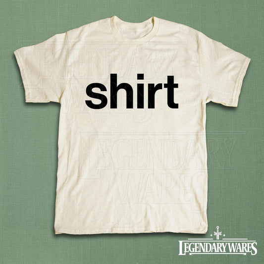 Funny Shirt, Minimalist Graphic Tee, Simple Word Tshirt, Funny Unisex Gift, Statement Top, Basic Design Graphic Tee, Casual Everyday T-shirt