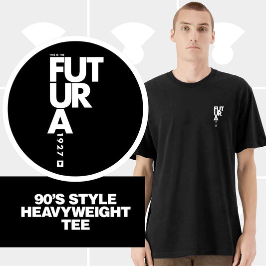 Typography T-Shirt: This is the Futura 1927 Typeface Tee, Minimalist Micro Graphic