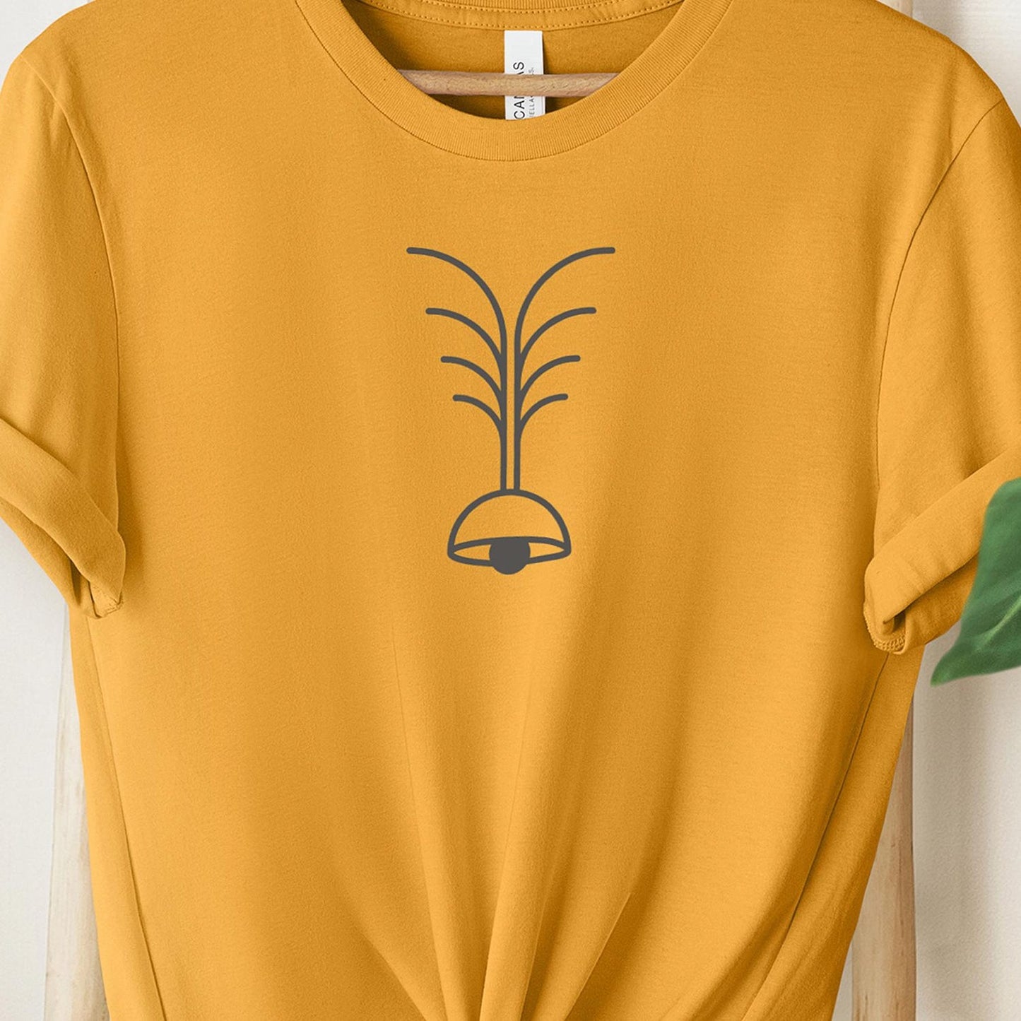 Roots of Growth Tee, Minimalistic Line Art, Minimalist T-Shirt, Unisex Graphic Tee, Soft Cotton Casual Wear