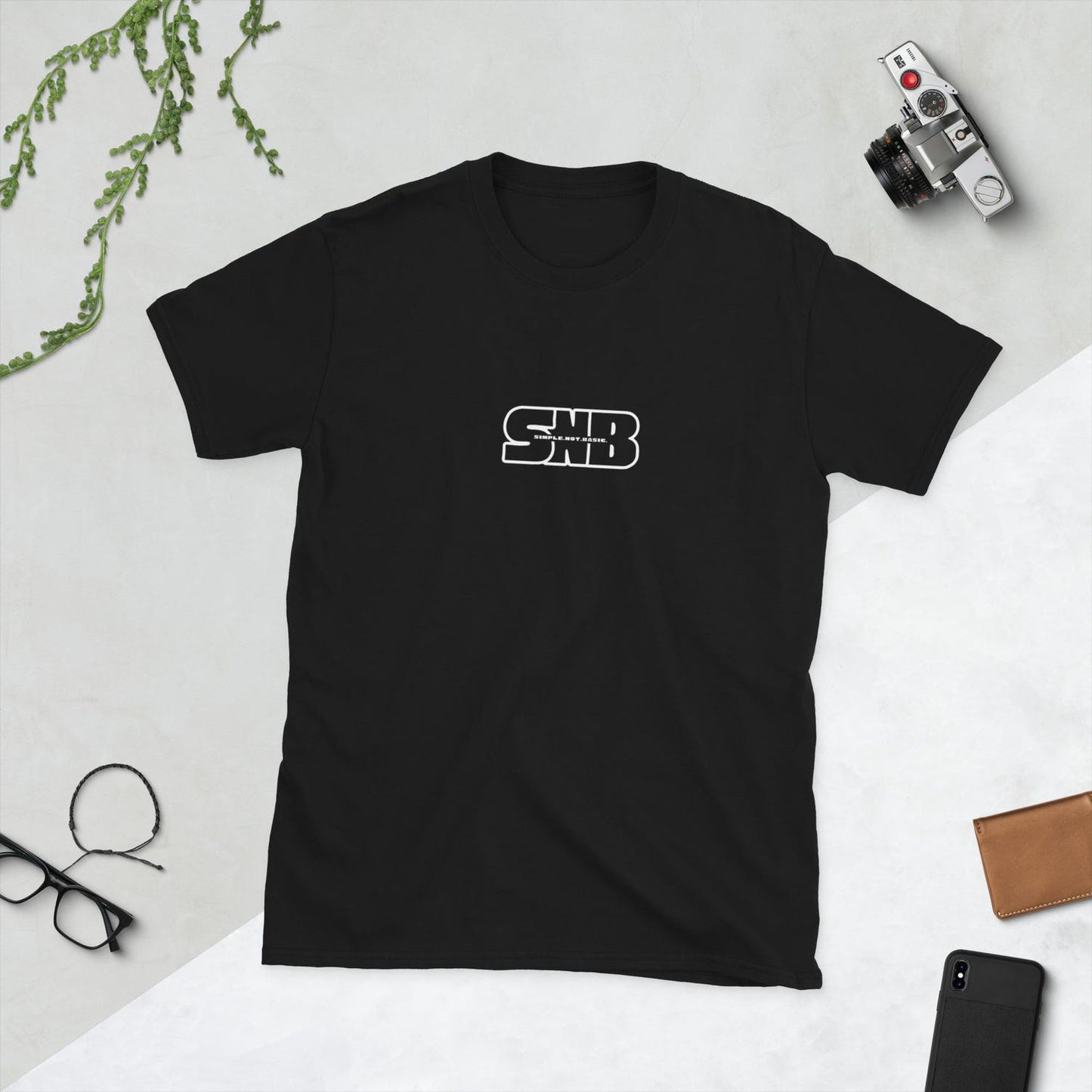 Simple Not Basic Logo T-Shirt: Soft Cotton Unisex Tee