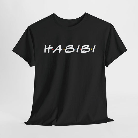 Casual Unisex Tee, Habibi Graphic T-Shirt, Trendy Eid Ramadan Gift, Perfect Birthdays Summer Vibes Arab Love