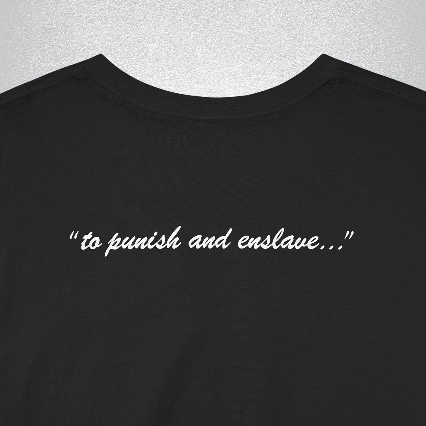 To Punish and Enslave - Decepticon Minimalist T-Shirt, Barricade Inspired