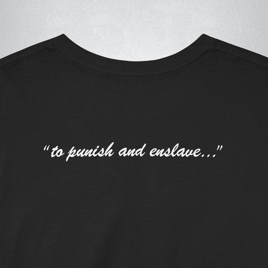 To Punish and Enslave - Decepticon Minimalist T-Shirt, Barricade Inspired