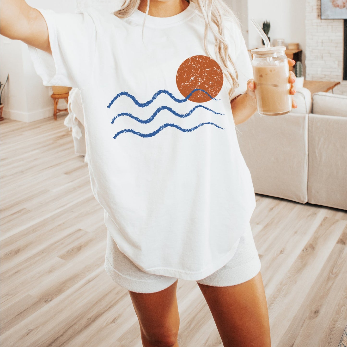 waves shirt, wave shirt, surfing shirt, vsco shirt, minimalist,surf shirt, ocean shirt, beach shirt, minimalist t shirt, comfort colors tee