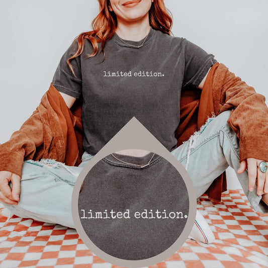 Comfort Colors® Minimalist limited edition. T-Shirt - Trendy Minimal Life Tee, Characteristic Shirt, Less is More, Simple Unisex Tshirt