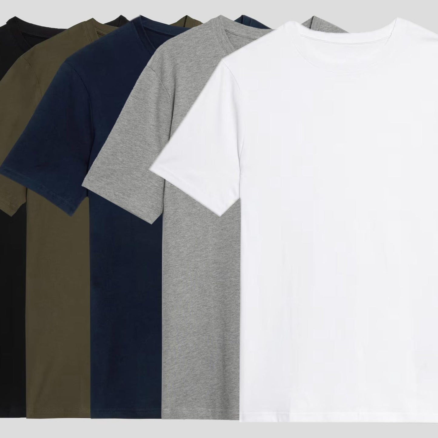 Premium quality Organic 100% Cotton Mens Solid T-shirts, Regular Fit Size S - XL