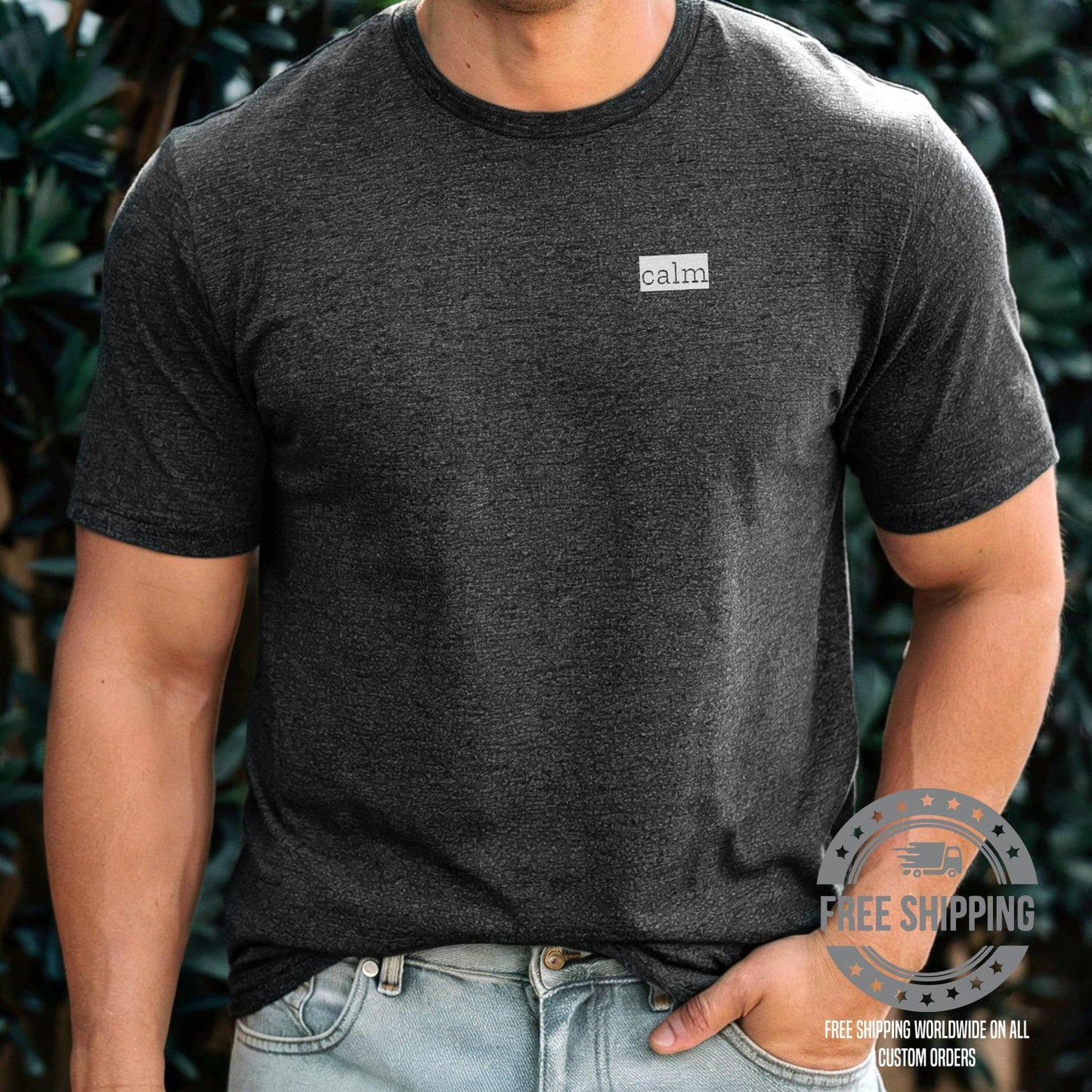 Calm T-Shirts, Minimalist T-Shirts, Aesthetic Clothing, Relaxed Vibes, Trendy Tees, Inspiring T-Shirts, Motivational Gift