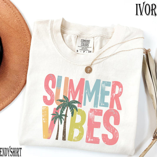 Comfort Colors® Summer Shirt, Trendy Shirt, Hello Summer Shirt, Best Gifts for Her, Beach Shirt, Cute Summer Tshirt, Summer Vibes Tshirt