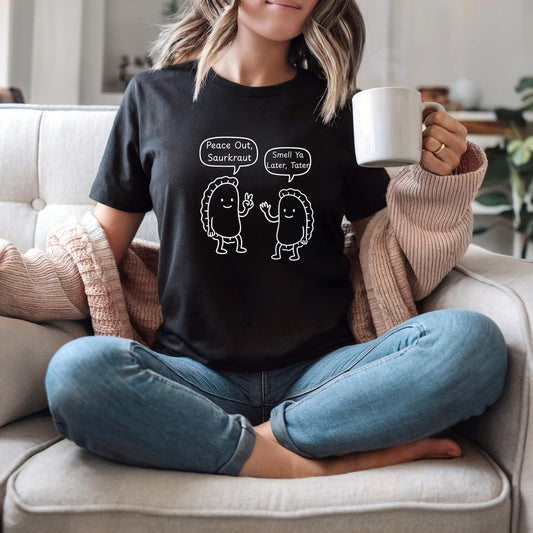 Funny Pierogi Pun T-Shirt, Polish Food Humor, Bad Dad Jokes