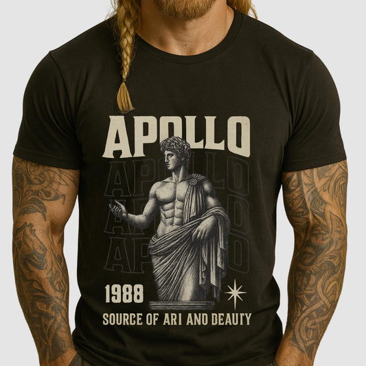 Apollo Greek God Statue Shirt – Classical Art Aesthetic Tee – Ancient Beauty Mythology T-Shirt Gift