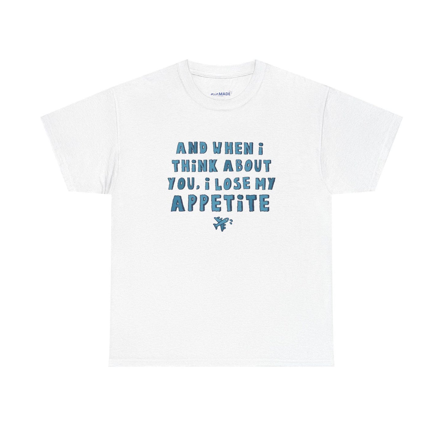 Arthur Hill 'Appetite' Lyric Cartoon Minimalist T-Shirt