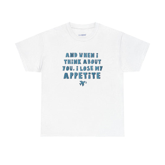 Arthur Hill 'Appetite' Lyric Cartoon Minimalist T-Shirt
