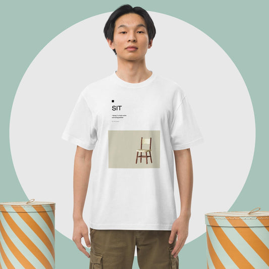 SIT Minimalist T-Shirt, Pause Before You Begin Again Tee