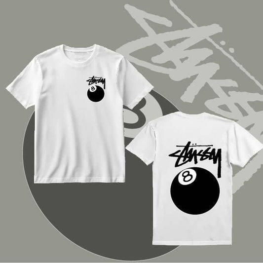 Stusy 8 Ball White T-Shirt