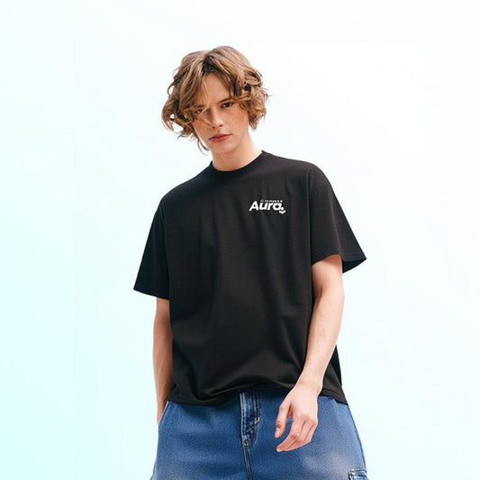 Black Cotton Unisex Tee: Classic Minimalist T-Shirt