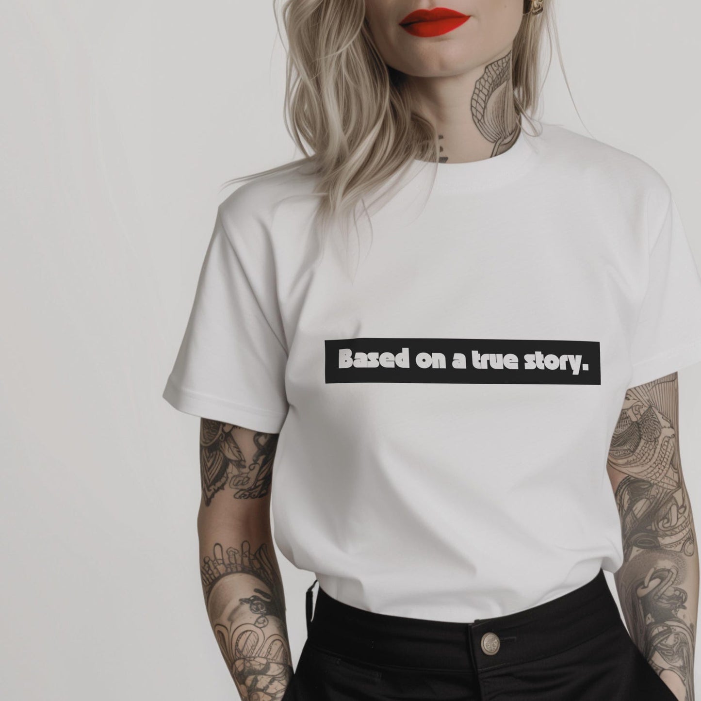 Based on a True Story Minimalist T-Shirt: Movie Fan Shirt