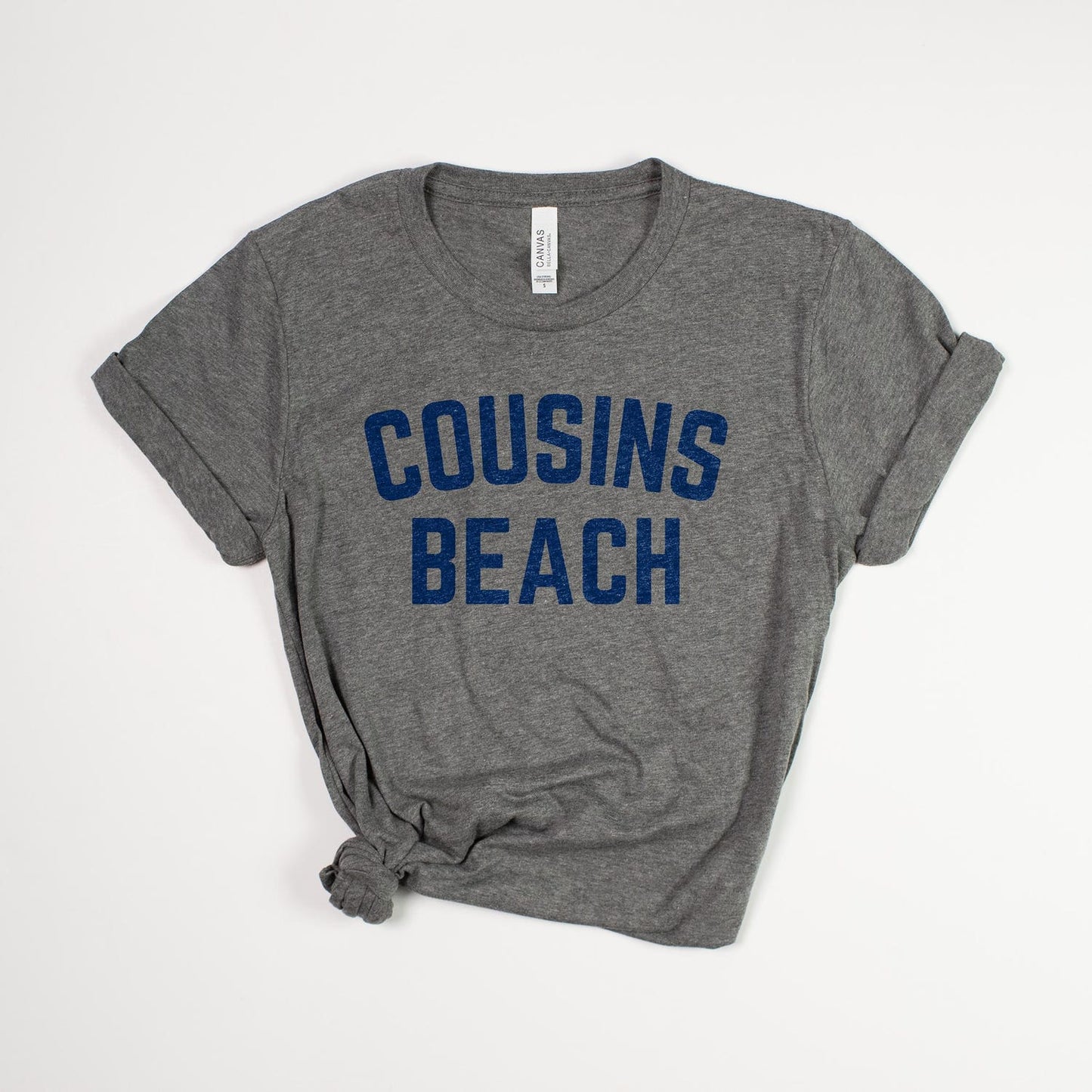 Cousins Beach Graphic Tee, Unisex Jersey Shirt, Simple Minimalist Fandom Top, Subtle Vacation Family T-Shirt, Beach Lover Gift