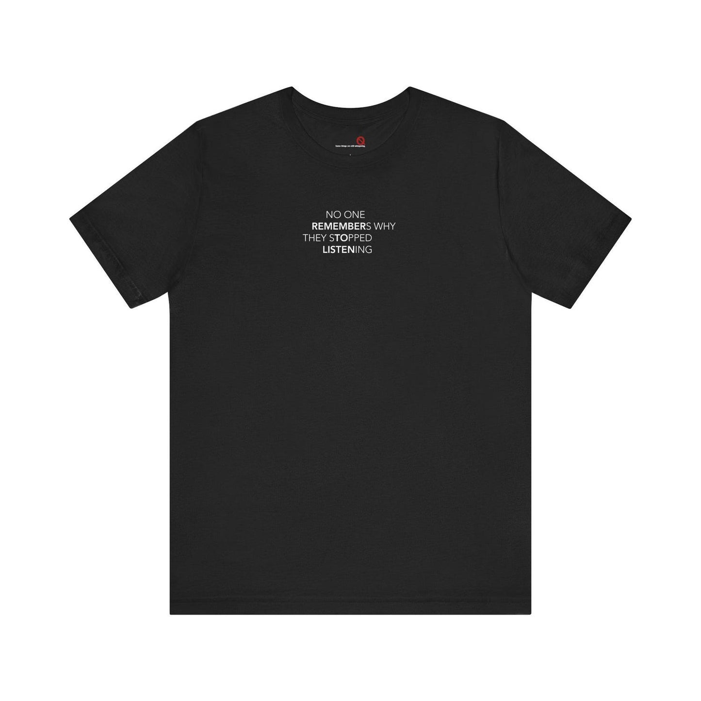 A Quiet Rebels Statement Tee - minimalist fashion with a manifesto