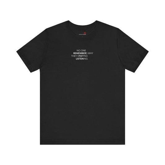 A Quiet Rebels Statement Tee - minimalist fashion with a manifesto