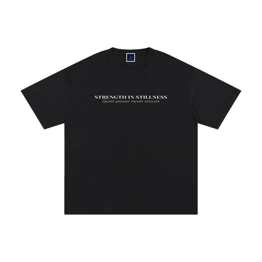 Pure Cotton Minimalist T-Shirt | Chic Motivation Everyday Essential | Simple Aesthetic Crewneck