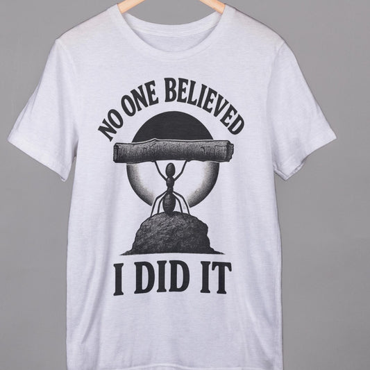 Unisex Minimalist T-Shirt, Comfortable Casual Tee, Unique Gift for Him Her