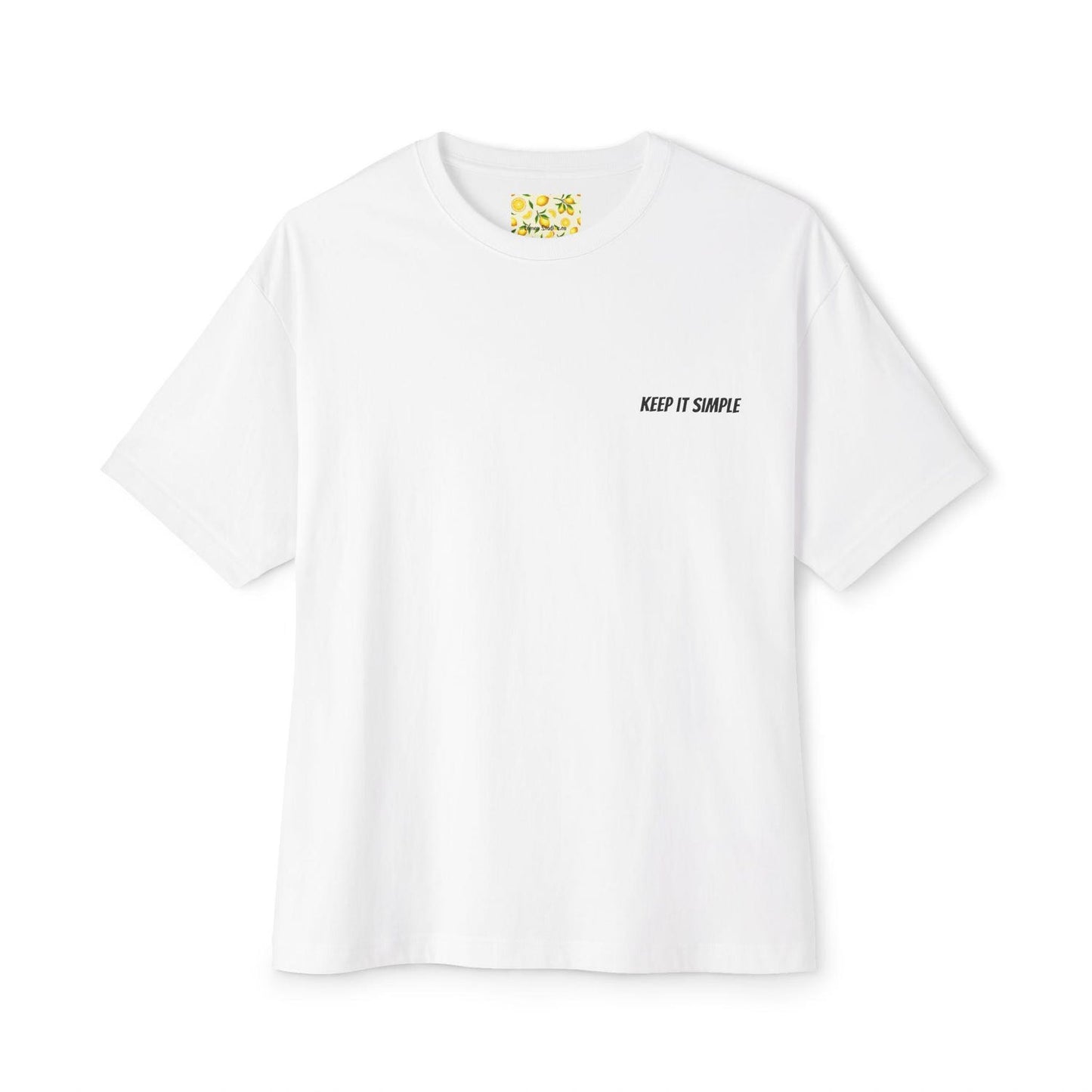 Chill Vibes Unisex Oversized Boxy Tee, Keep It Simple Shirt, Relaxed Casual Top, Summer Graphic Tee, Beachwear Essentials