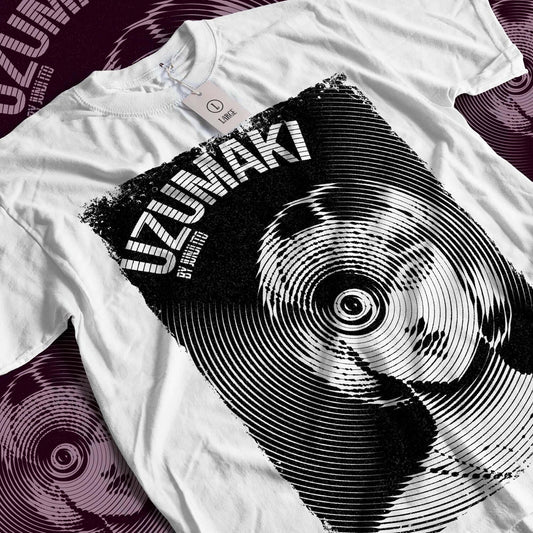 Uzumaki Horror Anime Graphic Tee: Vintage Style Unisex T-Shirt