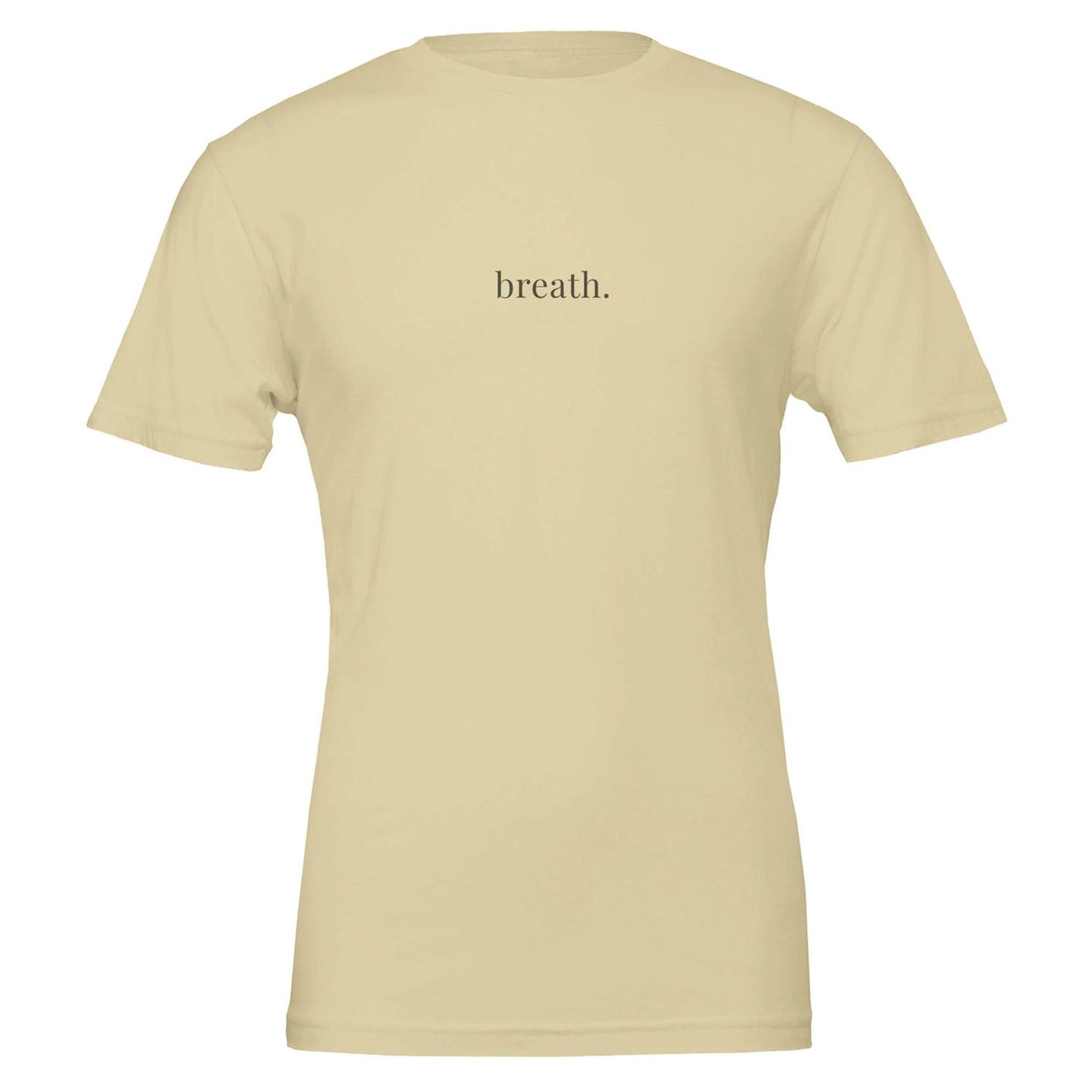 Breathe Shirt: Minimalist Unisex Tee - Mindful Gift