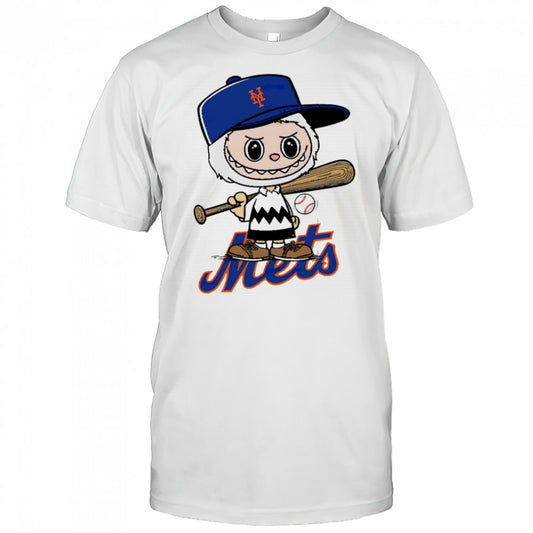 Labubu Charlie Brown New York Mets shirt