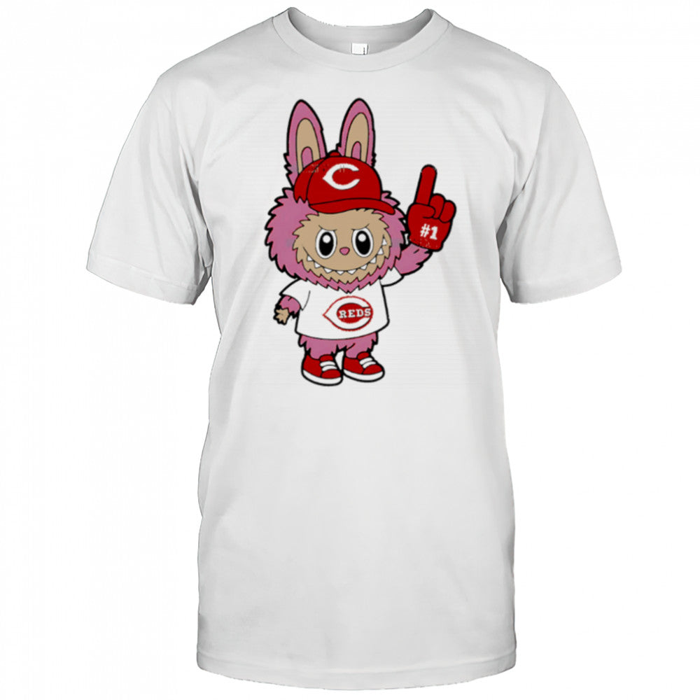 Pink Labubu Cincinnati Reds Labubu MLB Baseball shirt