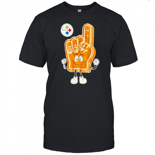 Pittsburgh Steelers Foam Finger Onesie shirt