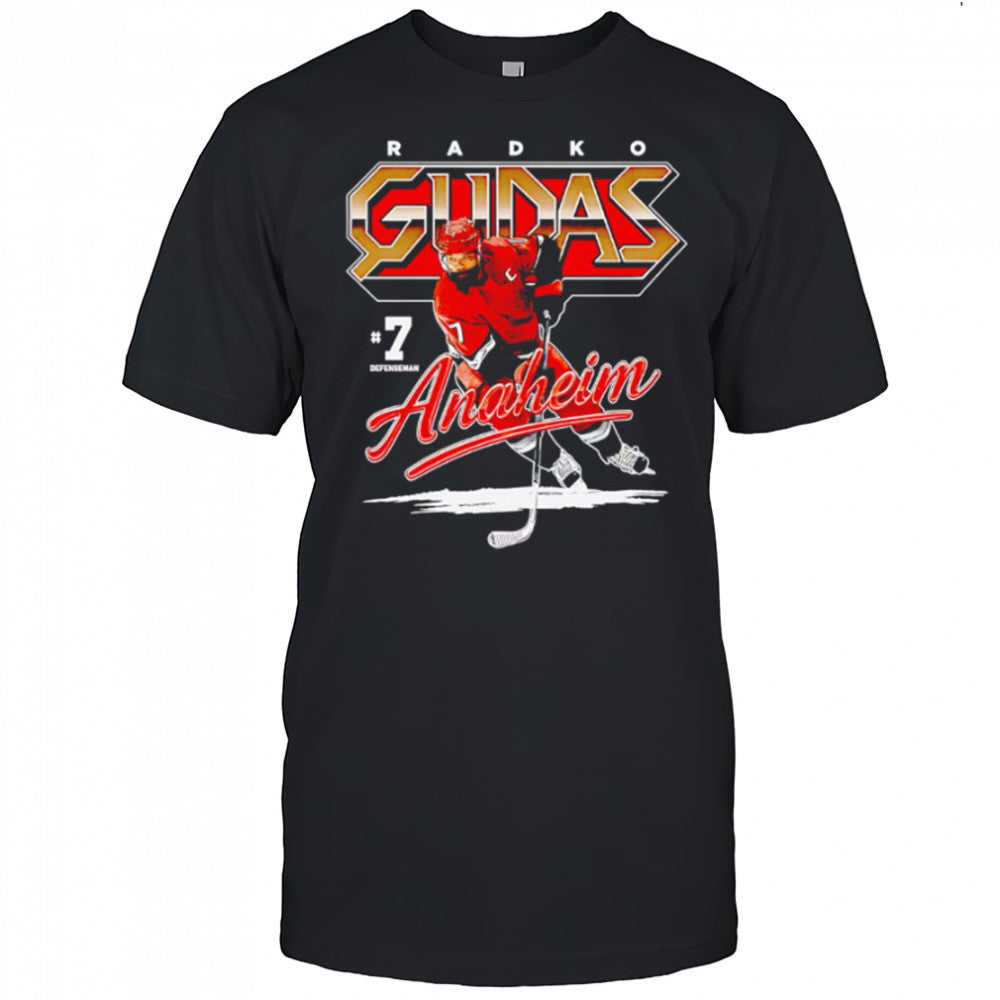 Radko Gudas Anaheim Retro hockey player shirt