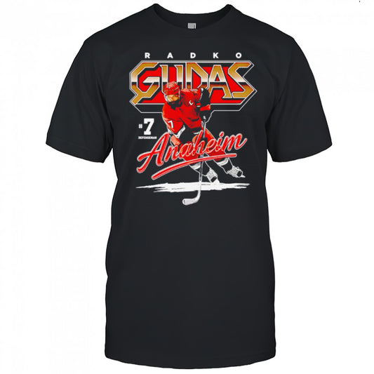 Radko Gudas Anaheim Retro hockey player shirt