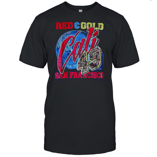 Red Gold Cali 49 San Francisco Shirt