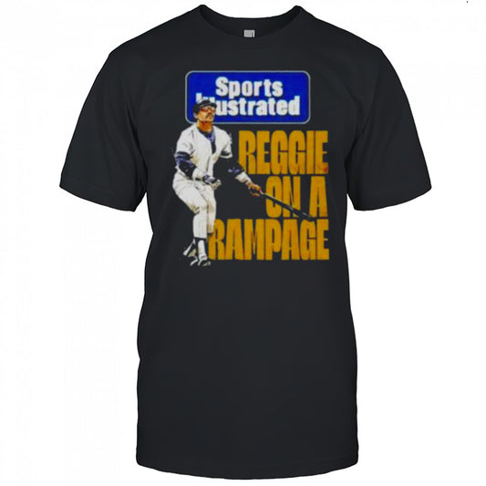 Reggie Jackson Sports Illustrated and New York Yankees Rampage shirt