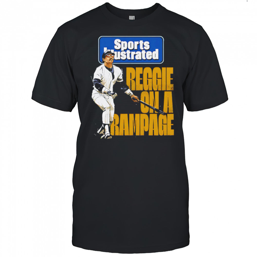 Reggie Jackson Sports Illustrated &amp; New York Yankees Rampage shirt