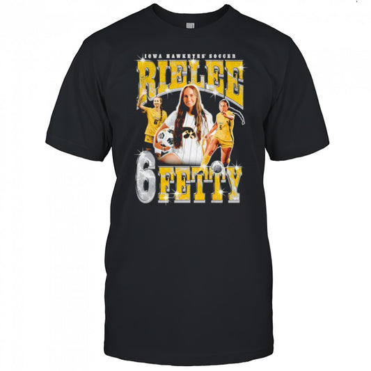 Rielee Fetty Iowa Hawkeyes soccer retro shirt