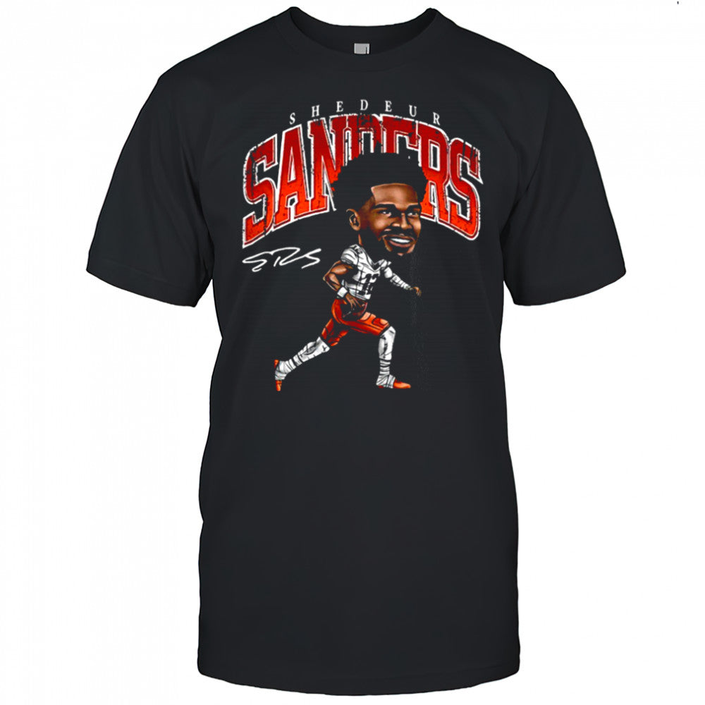 Shedeur Sanders Cleveland Browns NFL football cartoon shirt
