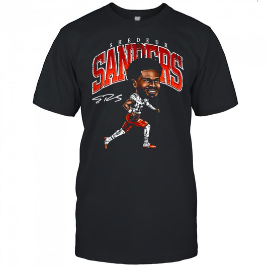 Shedeur Sanders Cleveland Browns NFL football cartoon shirt