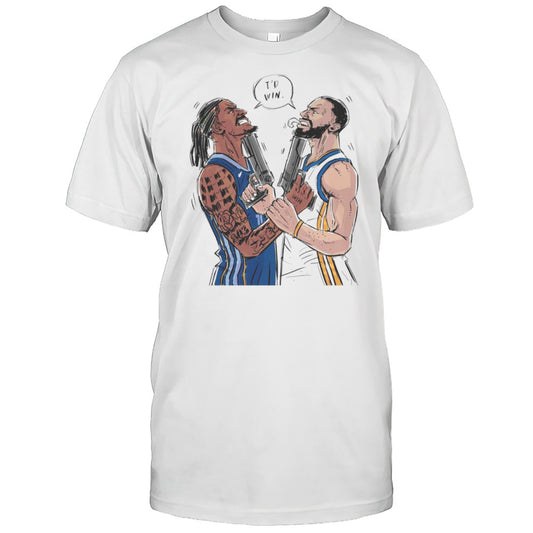 Shooter Stephen Curry Warriors Vs. Shooter Ja Morant Grizzlies Id Win Painting 2025 T shirt